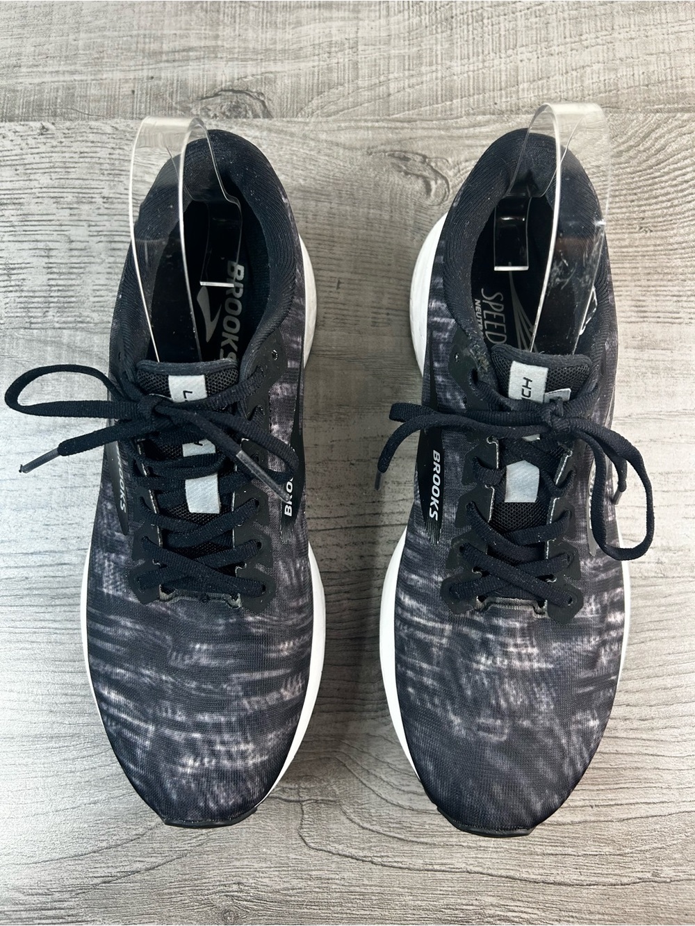 Brooks Launch 7 Black Marble Women’s Size 10.5 B Athletic SneakersRunning Shoes - Picture 3 of 13